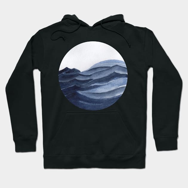 Abstract waves Hoodie by Cleopsys